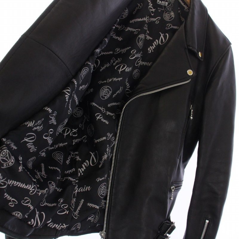 PSG×EDIFICE ライダースジャケット エディフィス EDIFICE パリサンジェルマン PSG ライダース