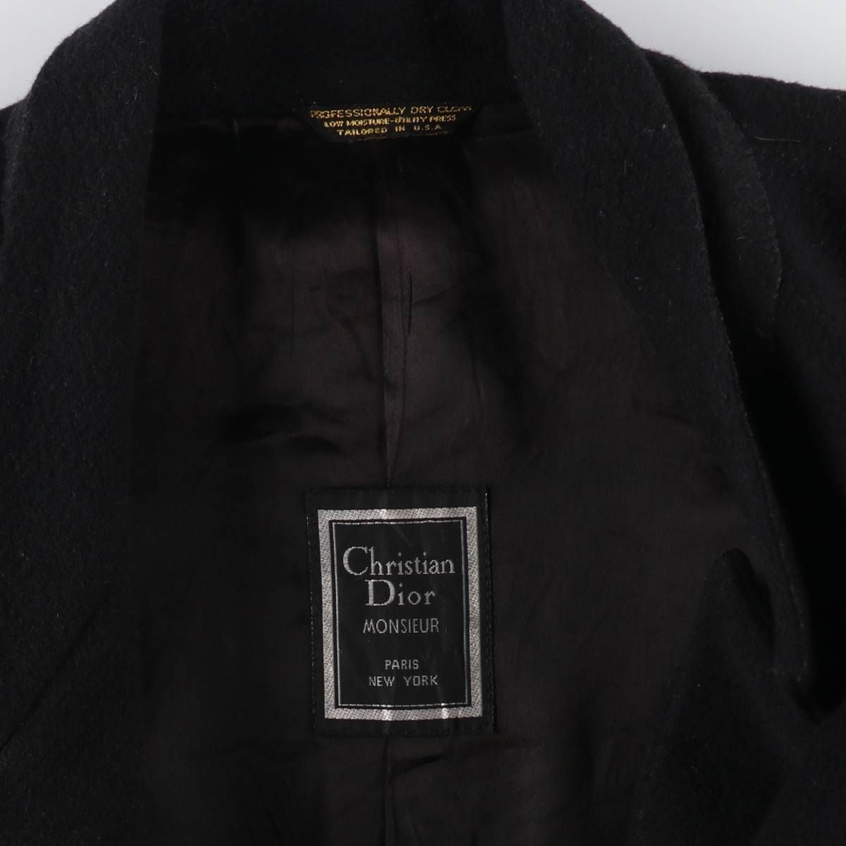Christian Dior ウールダブルチェスターコート Christian Dior ウールダブルチェスターコート Christian Dior