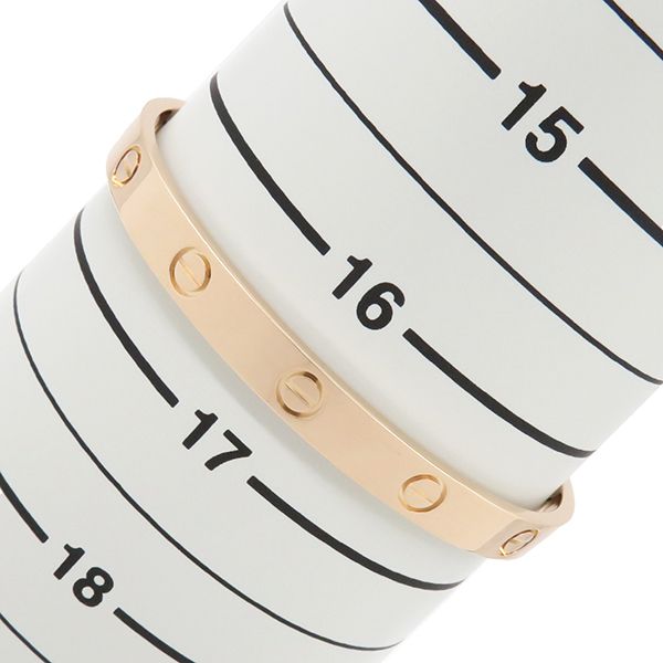 カルティエ Cartier ブレスレット LOVE ラブブレス オープン K18PG ピンクゴールド #18 750 18K 18金 バングル  B6032618【中古】 - メルカリ