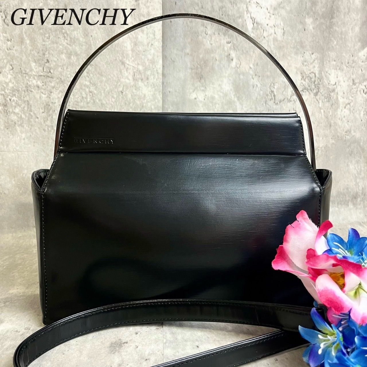 ✨良品✨ GIVENCHY ジバンシー ハンドバッグ パーティーバッグ 4Gロゴ 