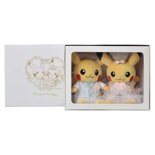ぬいぐるみ ペアピカチュウ Precious Wedding : ポケモン
