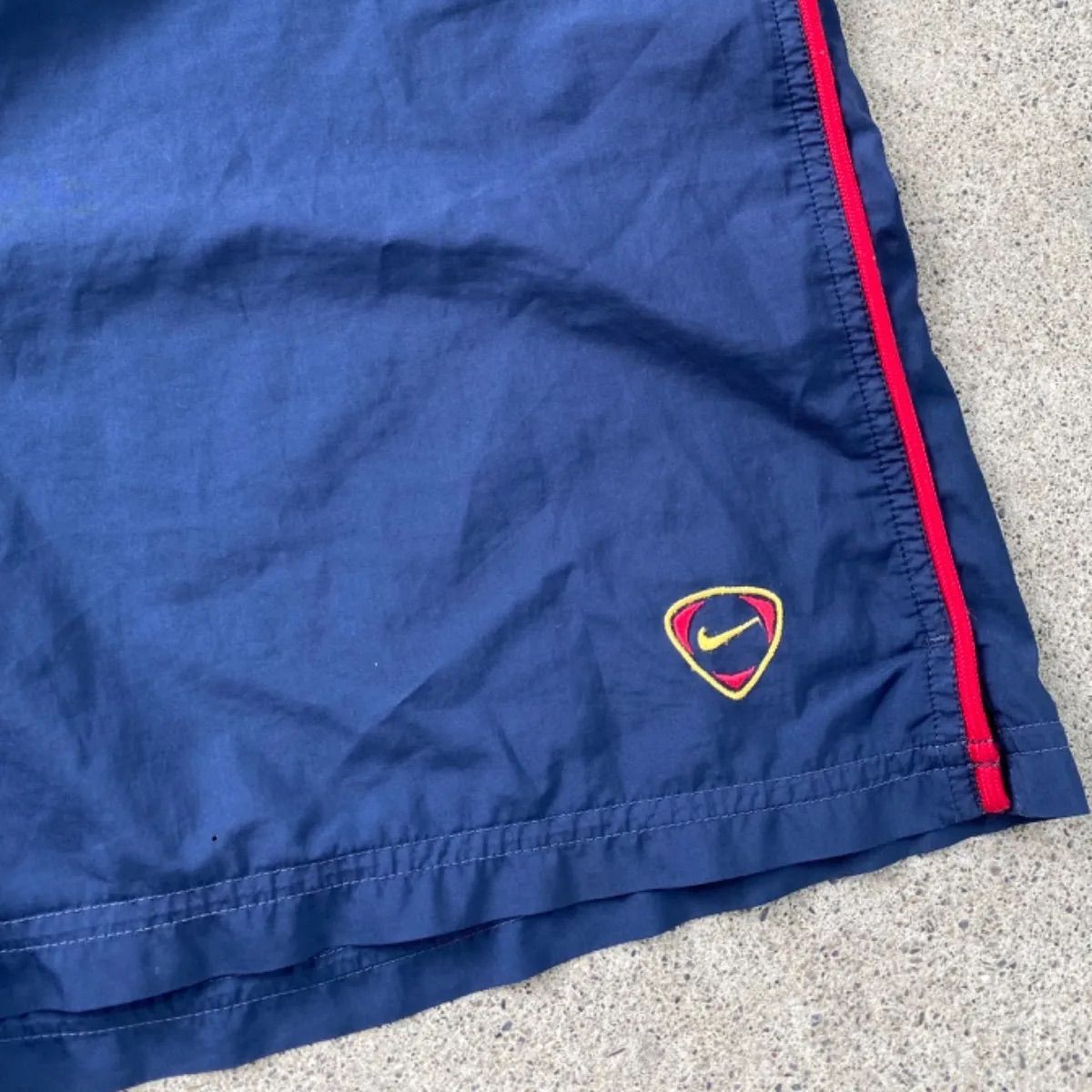 【ハルキの古着ノリさん着用】90s old NIKE USA製 バスパン 膝下丈 ハルキの古着ノリさん着用】90s old NIKE USA製 バスパン 膝下丈