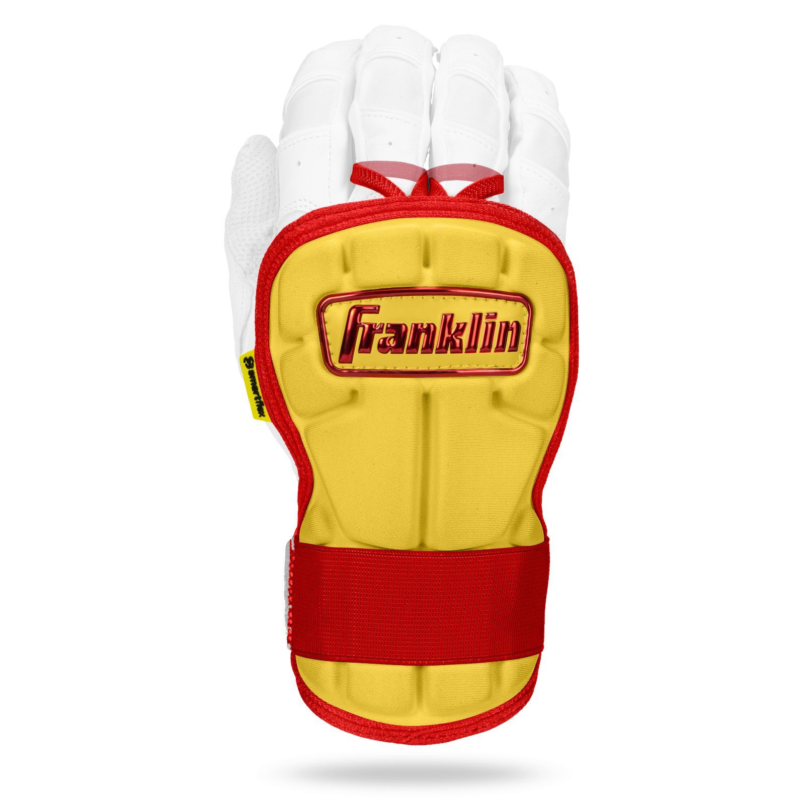 フランクリン Franklin 野球 ソフトボール 手甲ガード ハンドガード LG PRT ロングタイプ 23566C10 イエロー×レッド