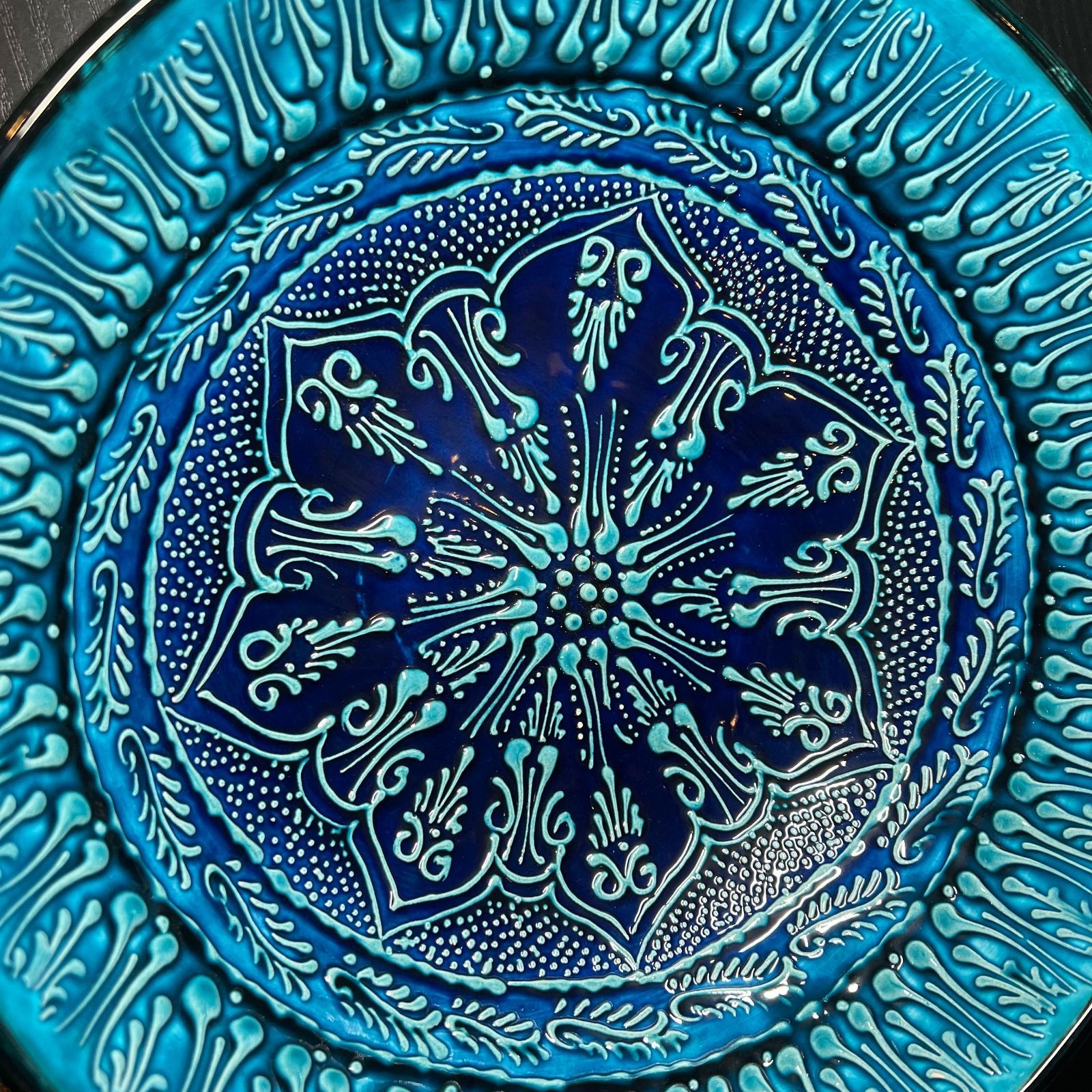 トルコで買った陶器のお皿 - 陶芸
