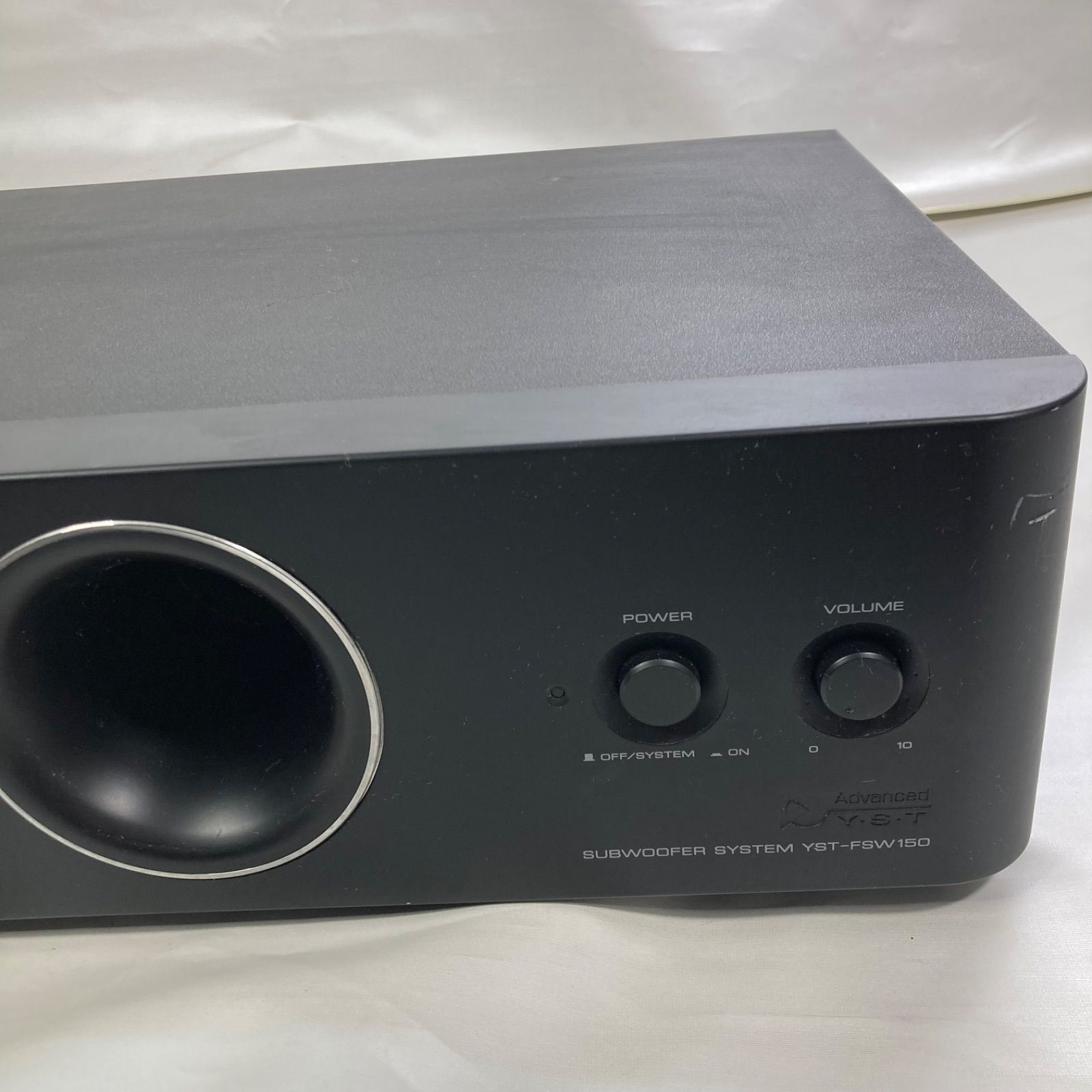 X847 DENON DSW-300SG アクティブ サブウーファー 全面鏡 黒 X847