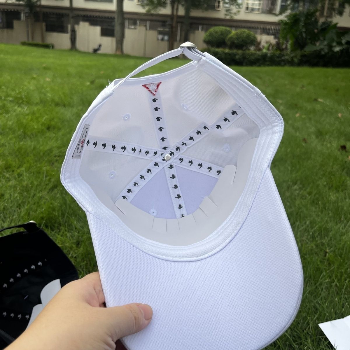 ルコックスポルティフ　ゴルフ　ヨシノリコタケ　コラボ　ロゴ　キャップ　帽子　白 le coq sportif golf 【YOSHINORI KOTAKE(ヨシノリ コタケ