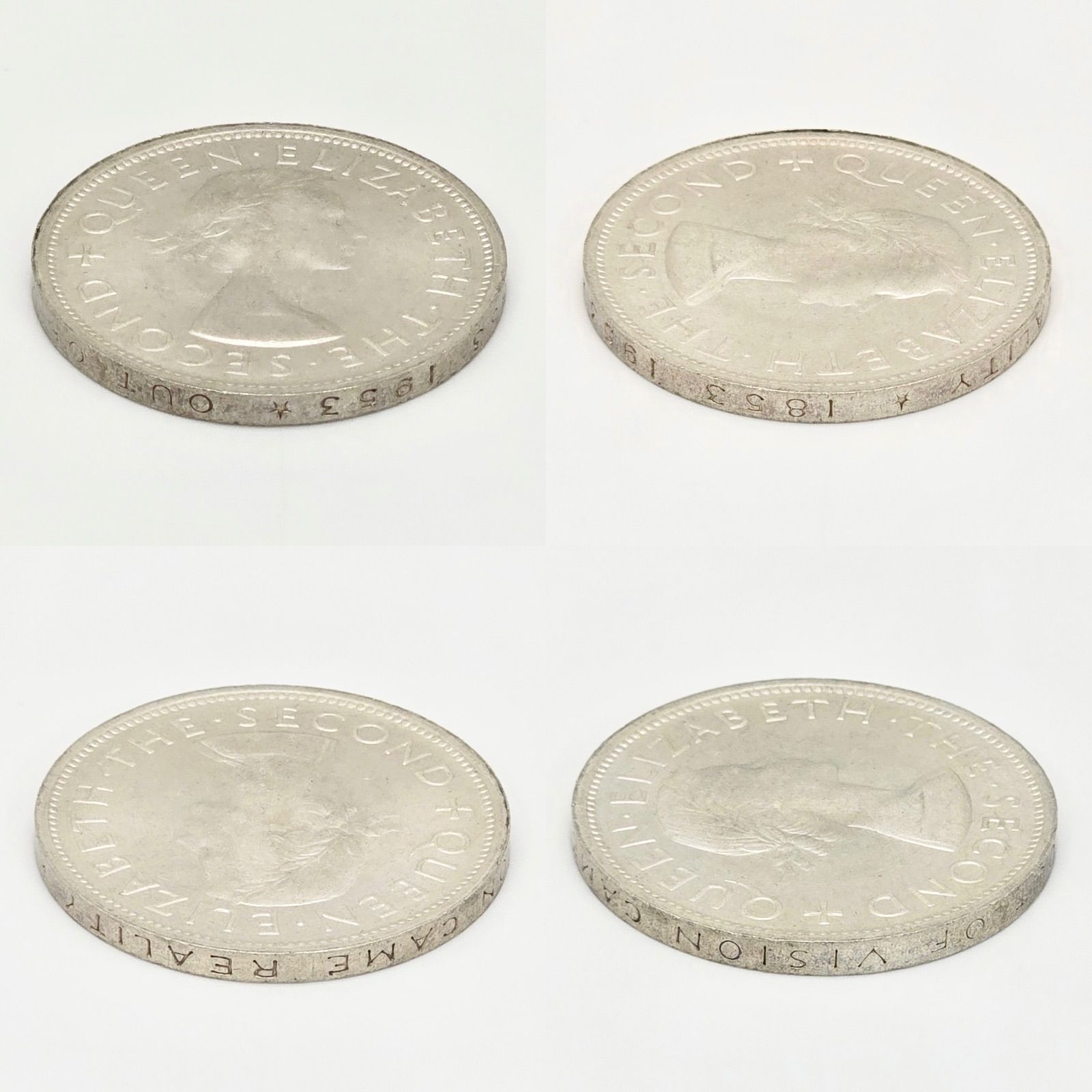 1953年 南ローデシア セシル・ローズ生誕100周年 クラウン銀貨