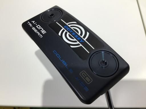 低価，正規品 【中古】 オデッセイ Ai-ONE TRI-BEAM DOUBLE WIDE CS(カスタム) パター PT 純正特注シャフト (フレックスその他) メンズ 男性用 右利き 右用 Bランク ゴルフクラブ パター