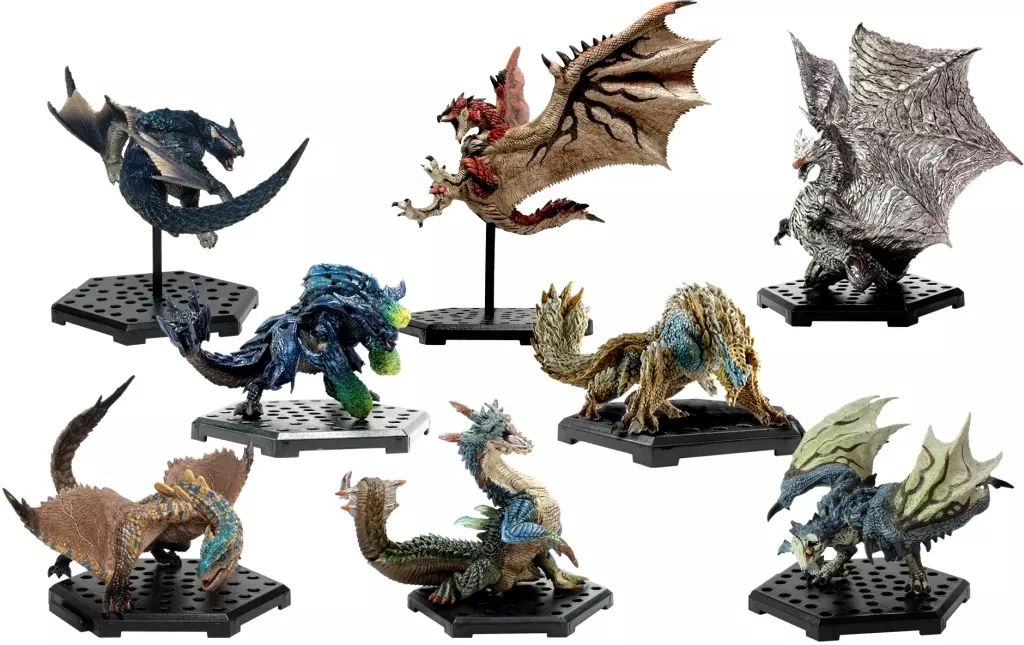 トレーディングフィギュア 全8種セット カプコンフィギュアビルダー モンスターハンター スタンダードモデル Plus モンスターハンター20周年 BEST SELECTION Vol.1