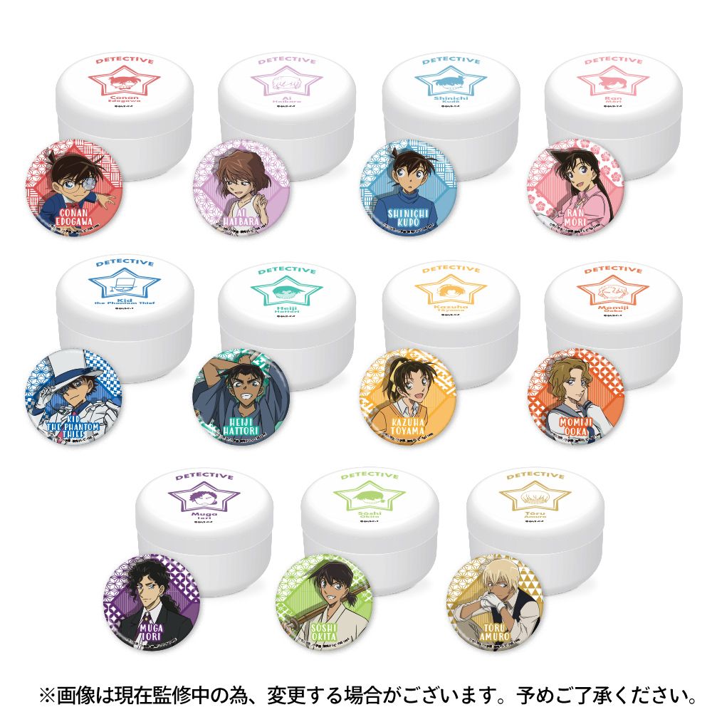 新品/公式】名探偵コナン 缶バッジ付きプチ缶ケース 沖田総司