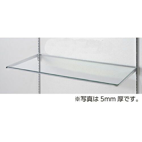 10R ガラス棚セットW90cm インハングタイプ ガラス8mm厚 D30cm 61-36-12-4 