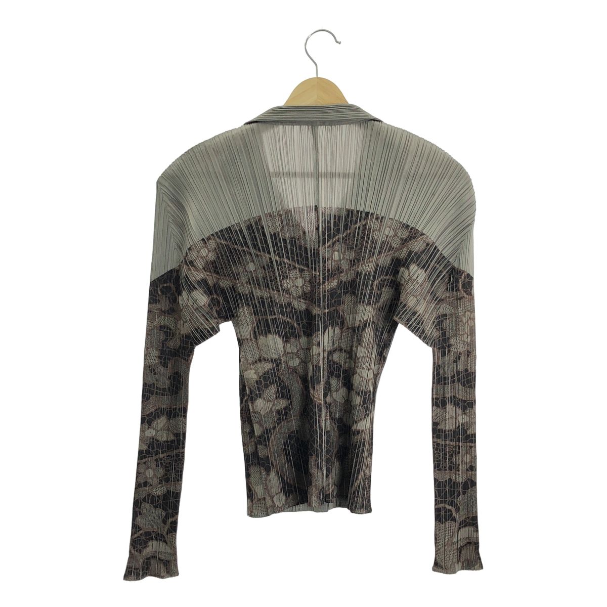 プリーツプリーズ　カーディガン　ジャケット PLEATS PLEASE ISSEY MIYAKE / プリーツプリーズイッセイミヤケ | 総柄