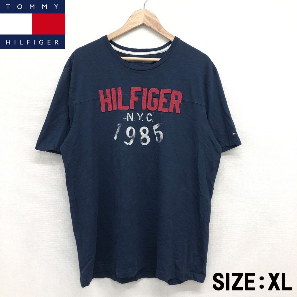 訳あり US古着 トミー ヒルフィガー TOMMY HILFIGER Tシャツ 半袖 ロゴ