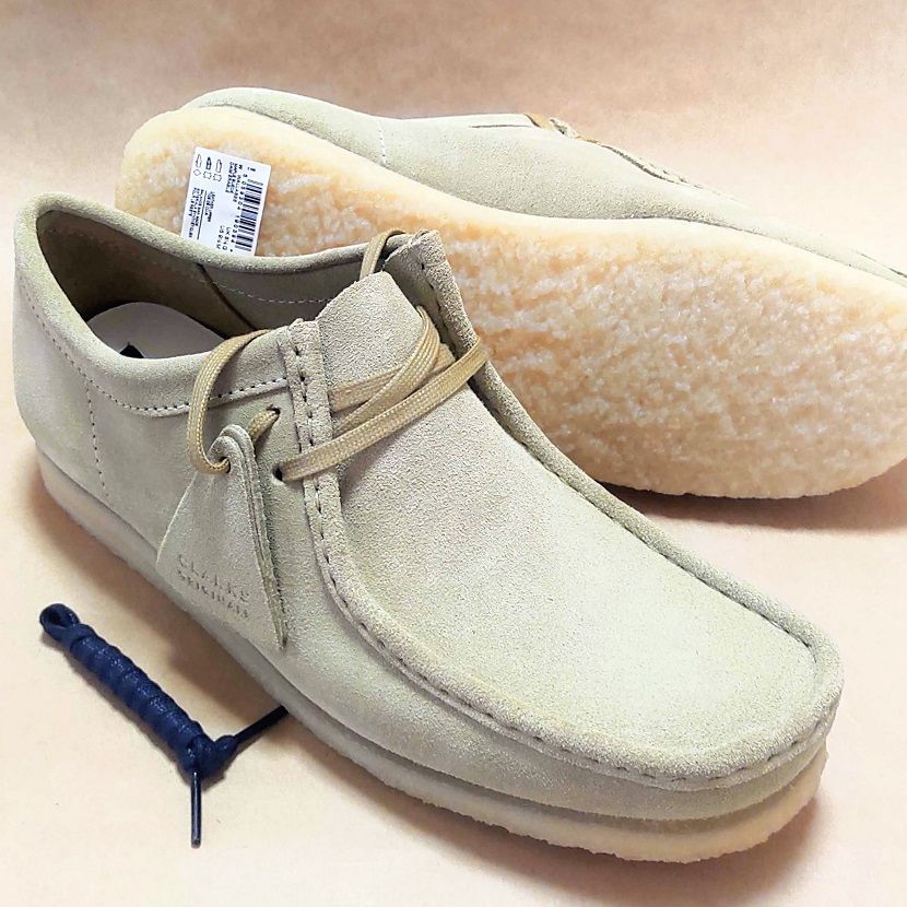 クラークスワラビーローCLARKS WALLABEE-Lo メープル UK8.0 bckediri