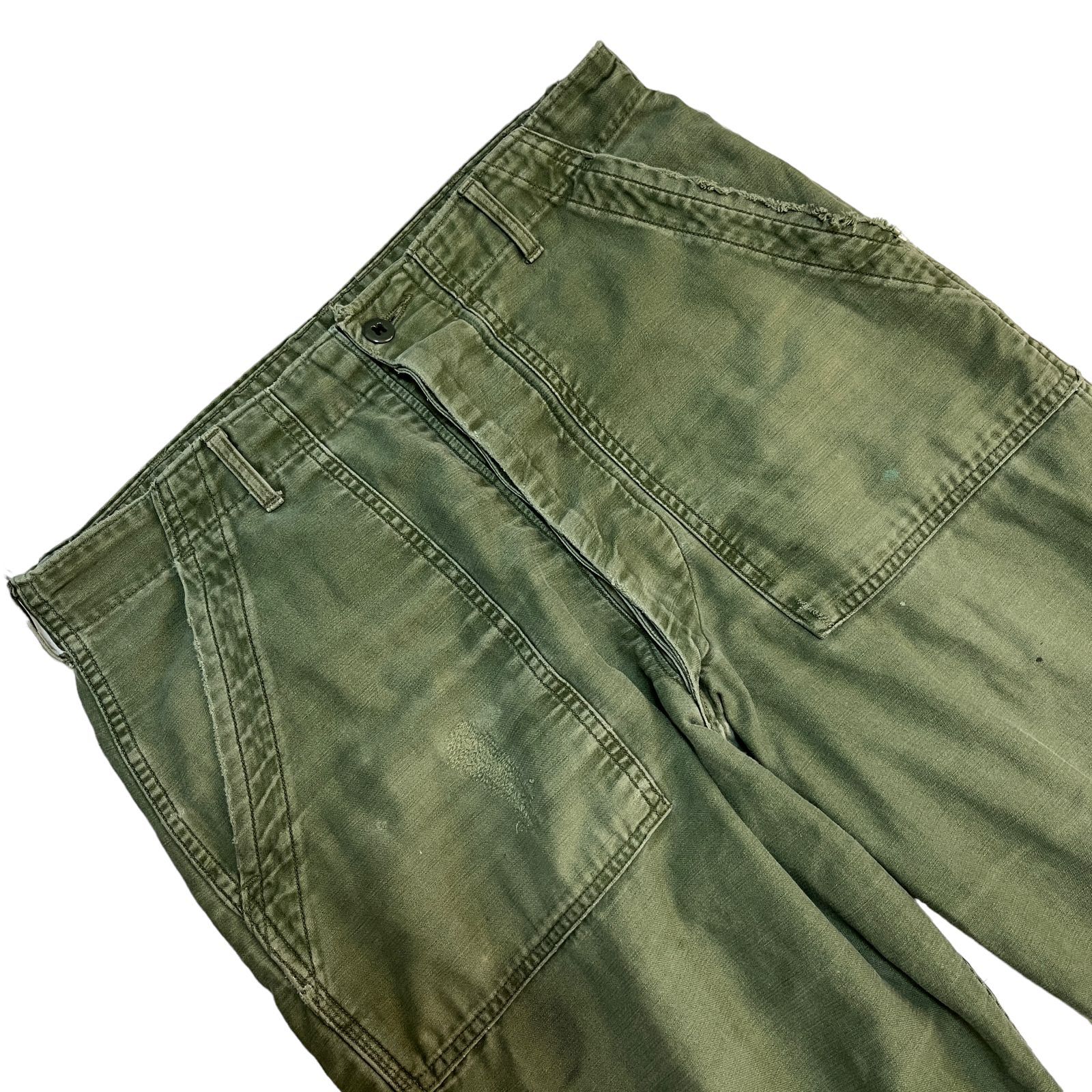 Military】60s US ARMY OG-107 Baker Pants W30 L25〜26 