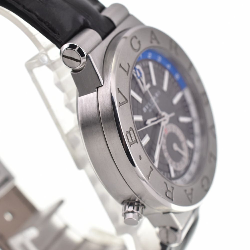 値下 ブルガリ BVLGARI DG40SGMT ディアゴノ GMT デイト 自動巻き