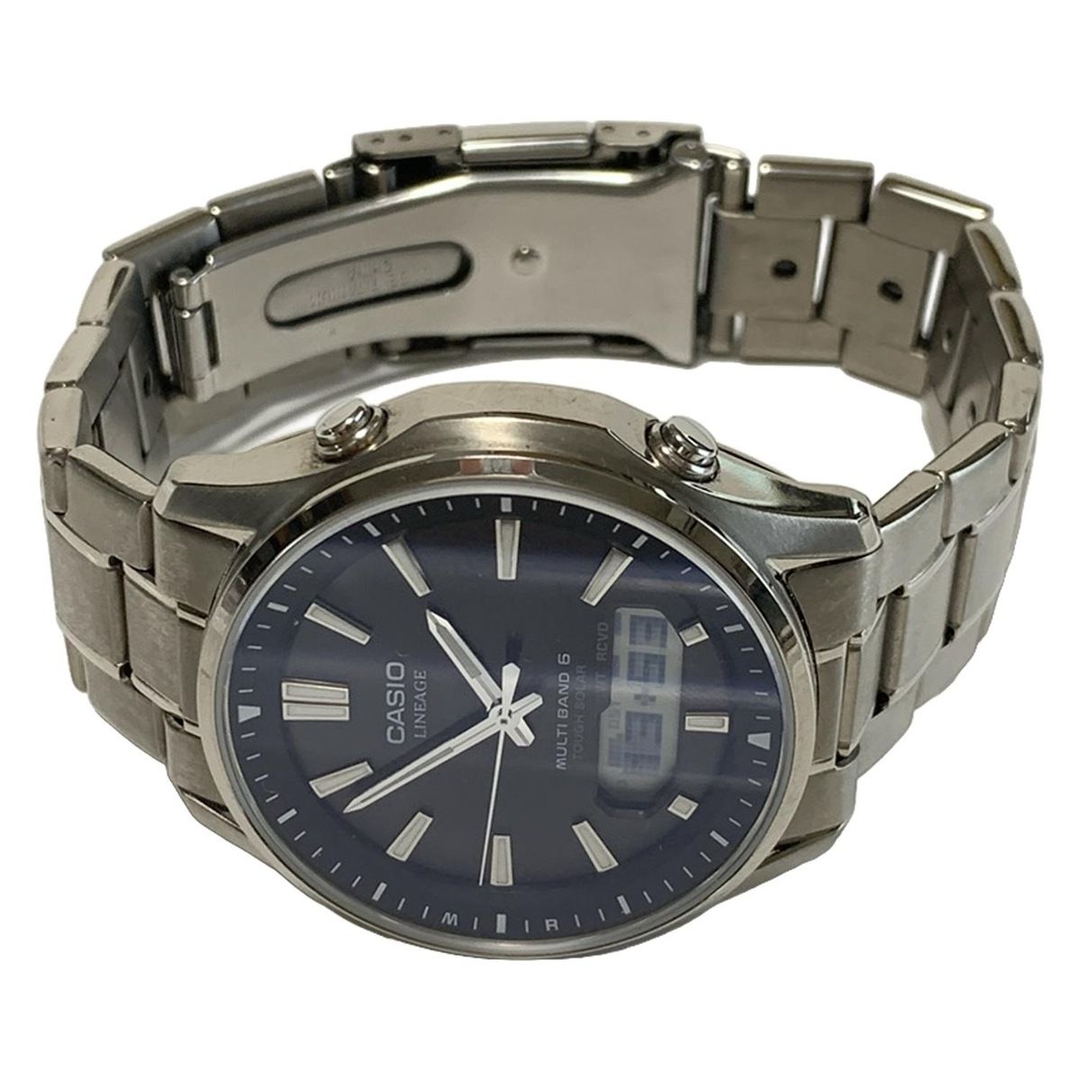CASIO リニエージ LCW-M100TS 電波時計 チタン タフソーラー CASIO(カシオ) 腕時計美品 LINEAGE(リニエージ) LCW-M100TS