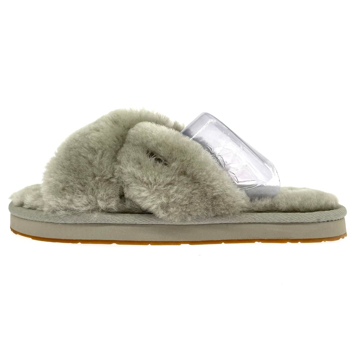 新品同様 UGG アグ 表記サイズ:24 ムートン サンダル 1138116