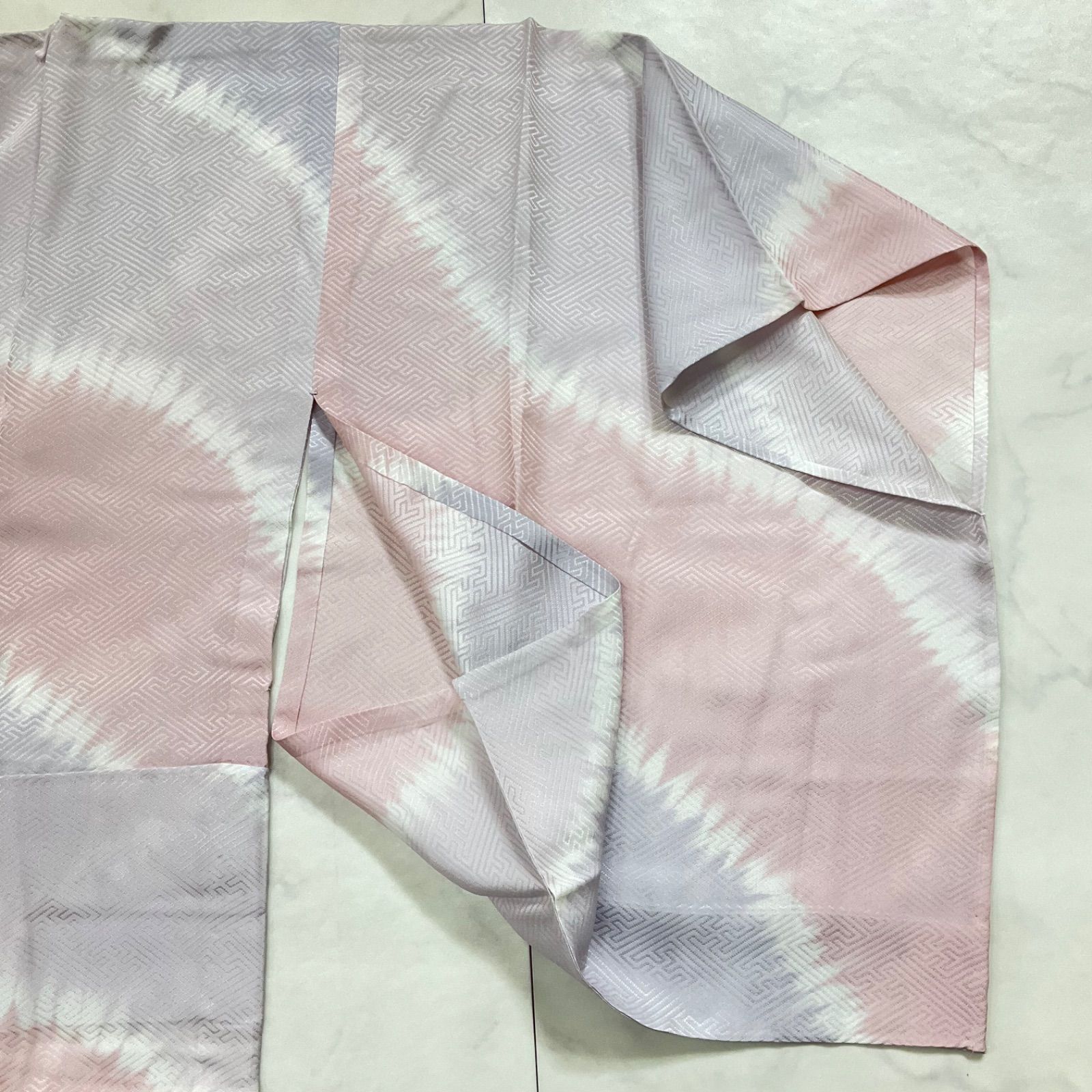 kimono+one◇素敵な長襦袢◇単衣◇居敷当て付き◇衣紋抜き付き