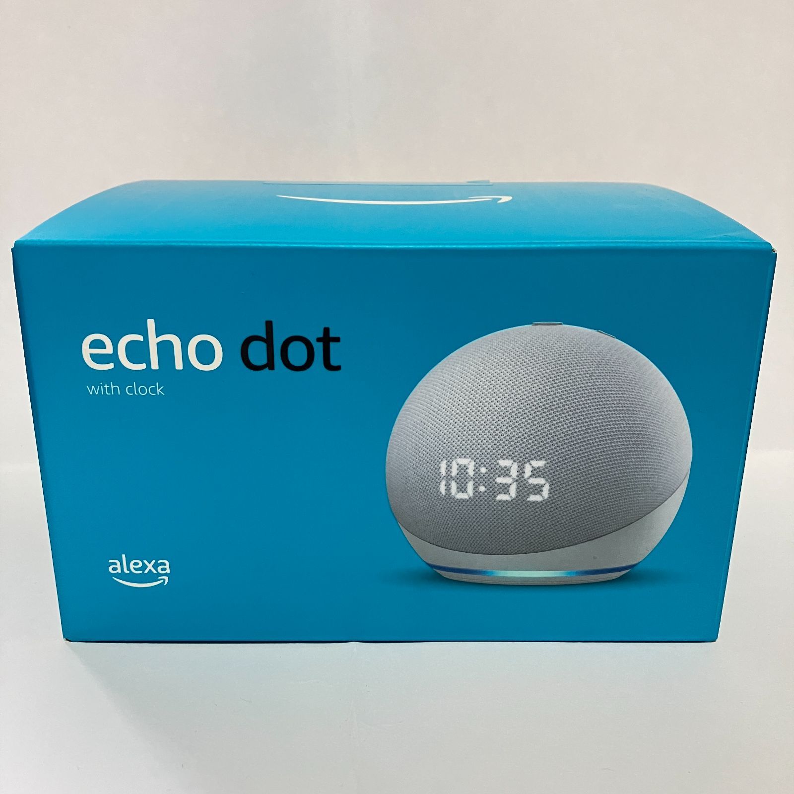 Echo Dot (エコードット) 第4世代 時計付き グレーシャーホワイト