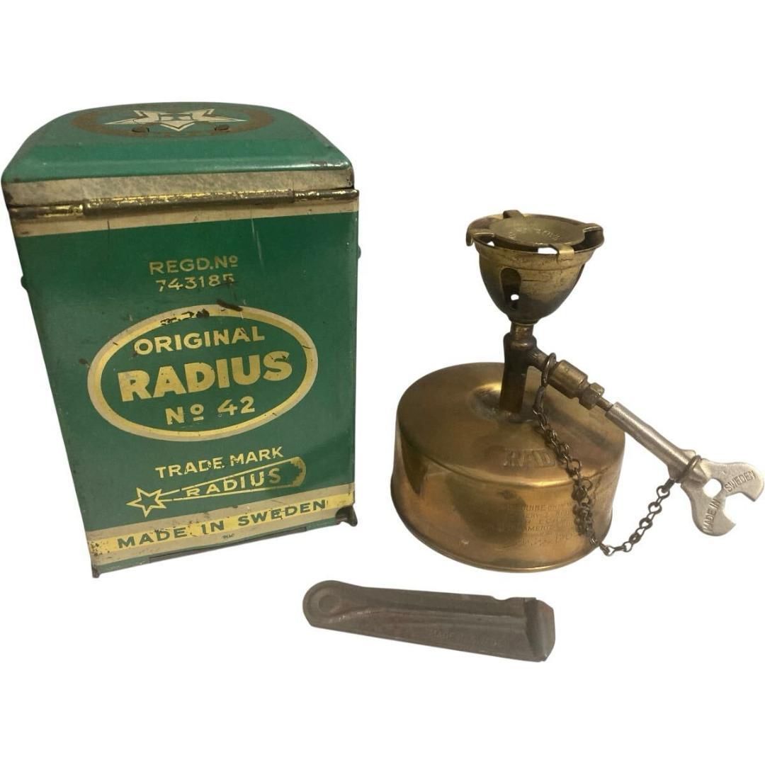 激 RADIUS NO.42 ラジウス ガソリンストーブ 最初期モデル Oprimus Primus 箱スト バックパッカー キャンプ 海外 次回入荷は完全未定