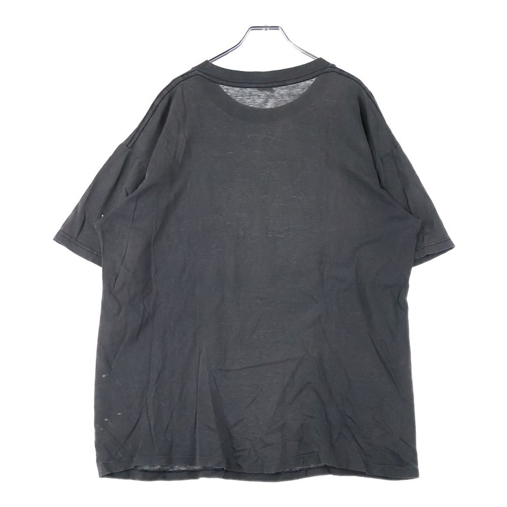 VINTAGE ヴィンテージ 90s JESUS CHRIST TEE キリスト フロントプリント半袖Tシャツ カットソー ブラック