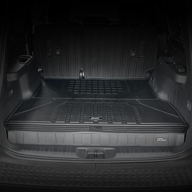 ◆トヨタ プラド LC250 3W ラゲッジマット TPE製 トランクマット 5人乗り用 環境保護 無臭設計