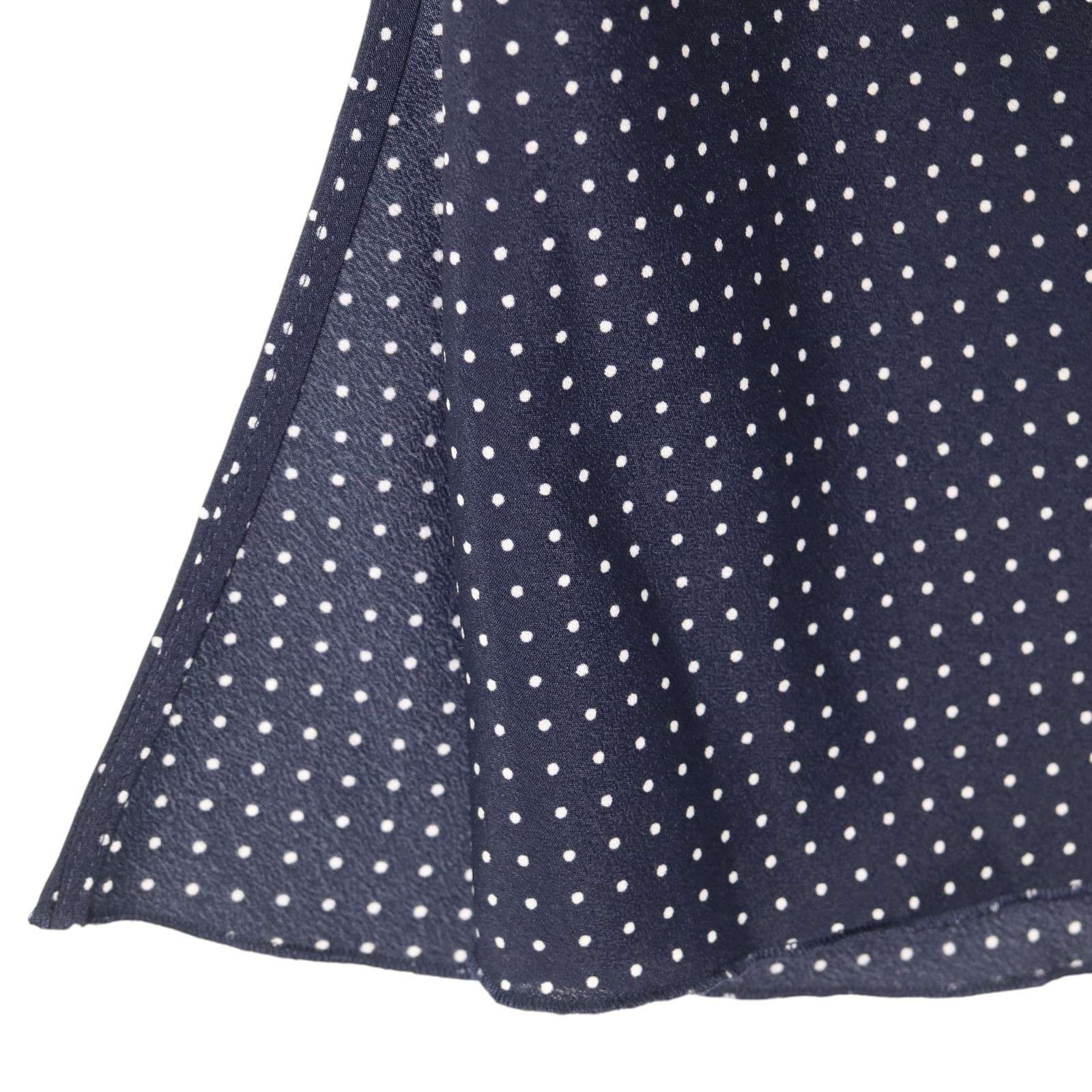 IENA イエナ 春夏☆ ドット柄 フレア スカート ミモレ丈 Sz.36