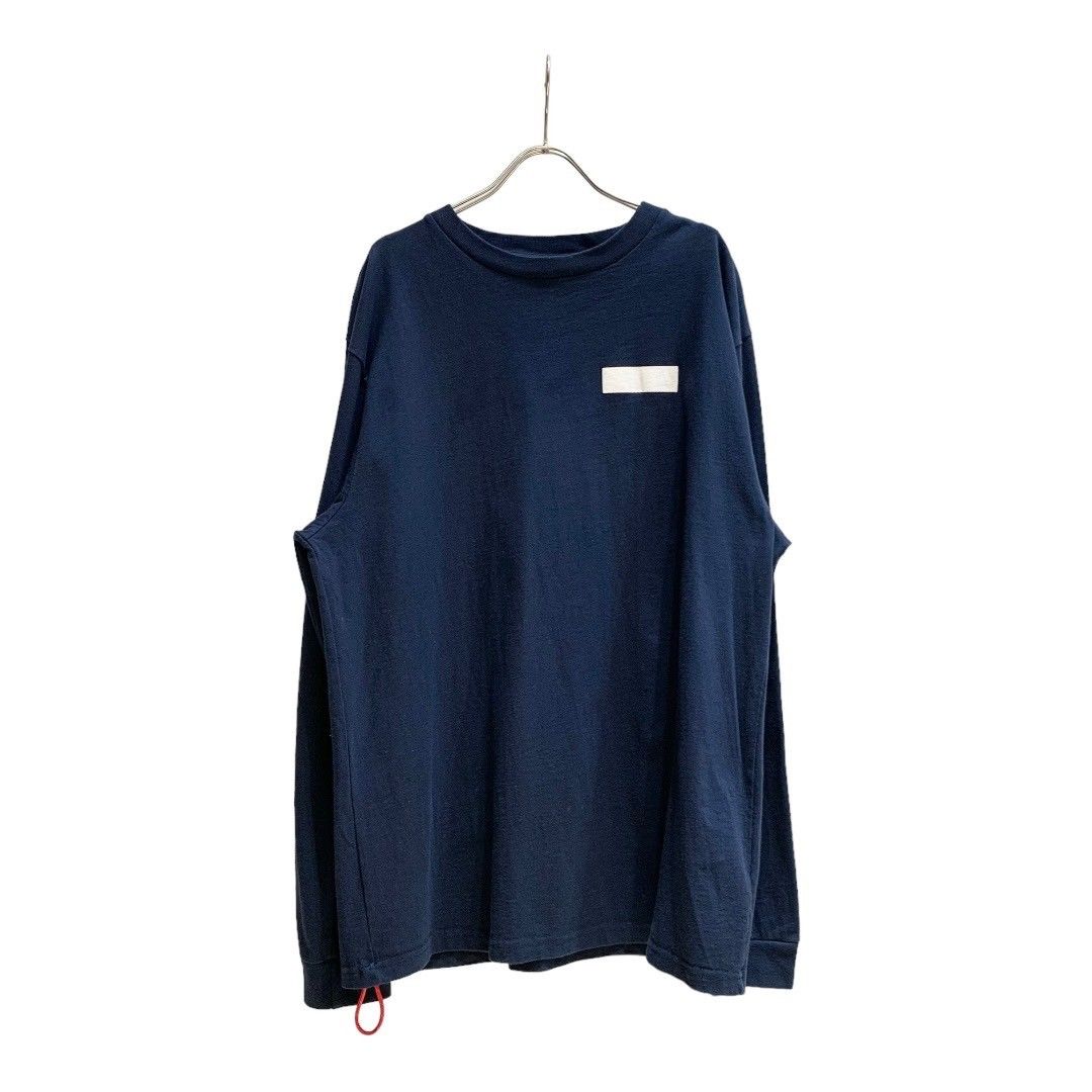 WHR  WORKER LS TEE MWHR22A8003-M 長袖Tシャツ メンズ ネイビー XL