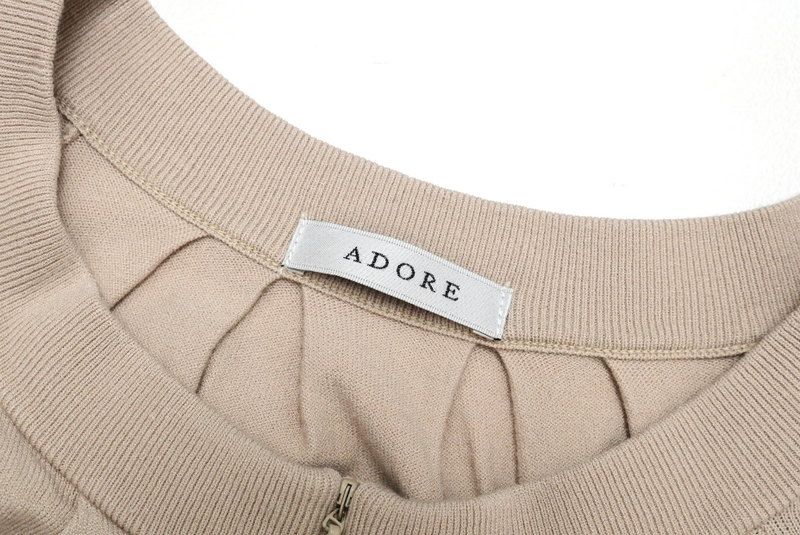 ADORE - ADORE アドーア ニット サイズ38 ジップアップ ニットカーディガン ブランド古着【中古】20240520/GP8441 ADORE - ADORE アドーア ニット サイズ38 ジップアップ ニット