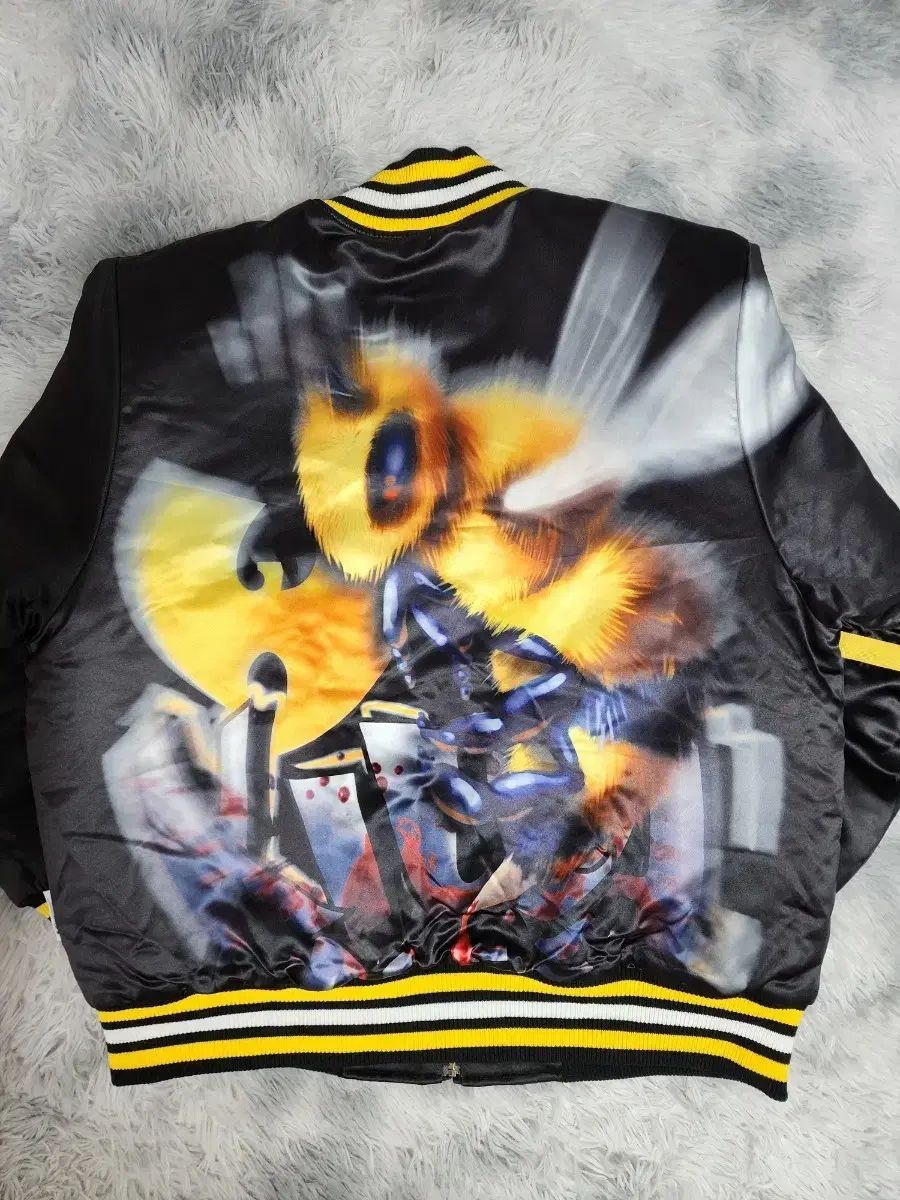 ウータンクラン ファー プリンティング ブラック 野球 アウター XL