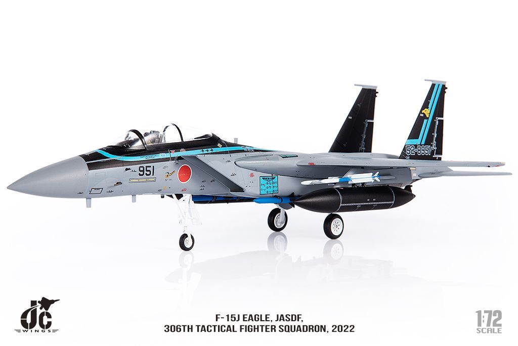 Jcwings 航空自衛隊 F-15J 52-8951 第6航空団 306飛行隊 小松基地 1|72 JCW-72-F15-022
