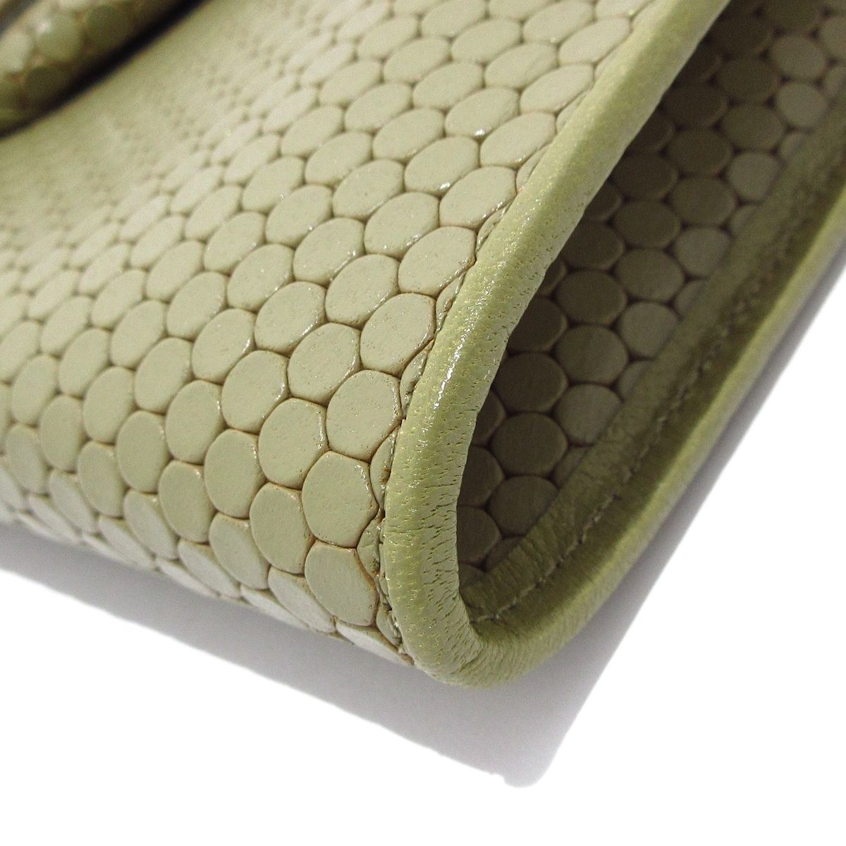 ヒロコハヤシ HIROKO HAYASHI 長財布 レザー ゴールド 型押し加工 財布