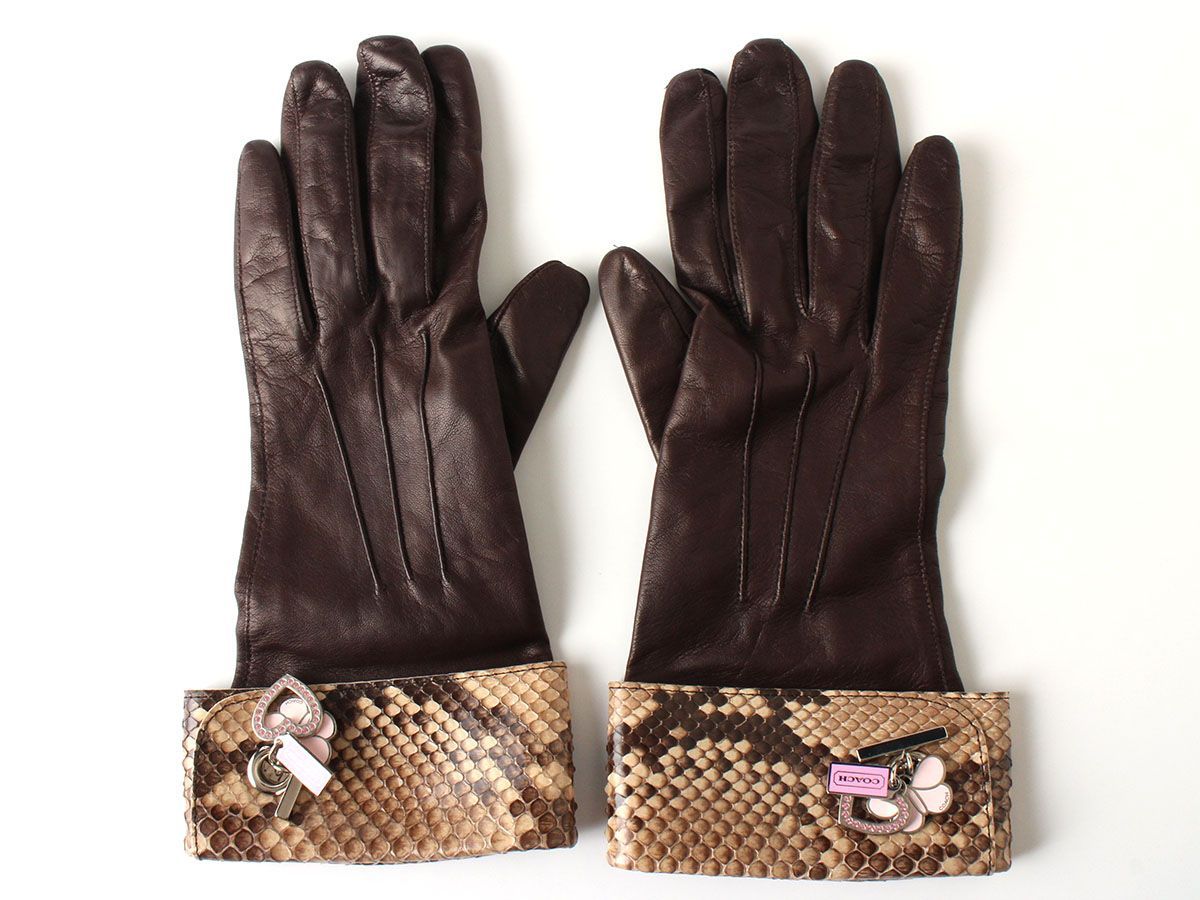 コーチ 手袋 羊革 楽天市場】手袋 コーチの通販 美品❣️コーチ 羊革