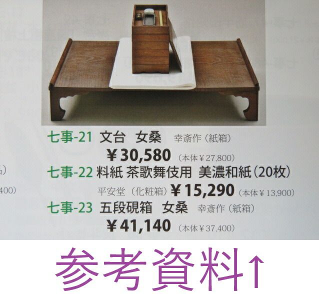 茶道具 茶箱 利休茶箱 女桑 幸斎作 茶箱 女桑 利休茶箱 今屋静香園