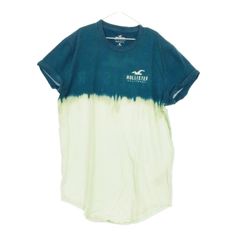 メンズS HOLLISTER トップス グリーン 緑色 半袖Tシャツ バック