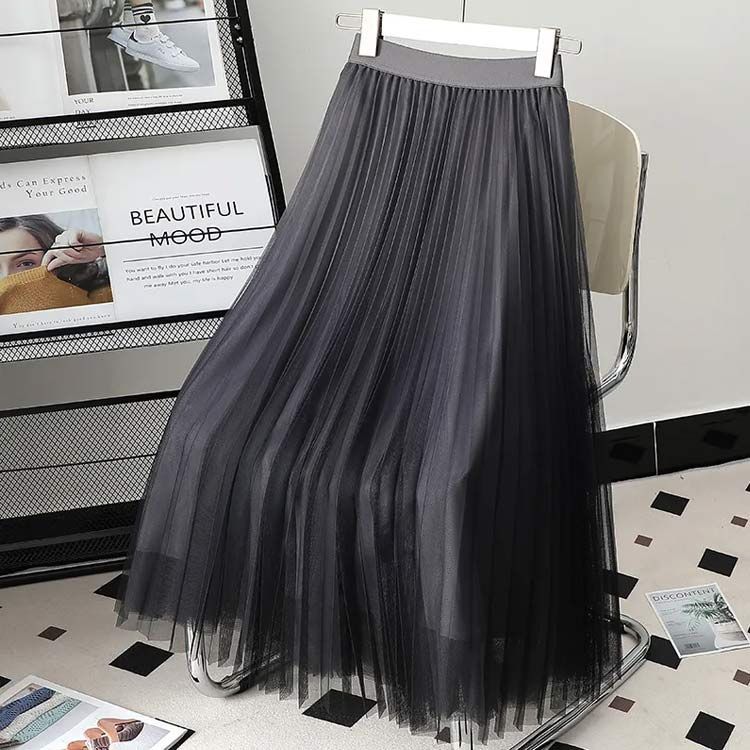 グラデーション フレアスカート ロングスカート２色221802 楽天市場】プリーツスカート グラデーション ロングスカート