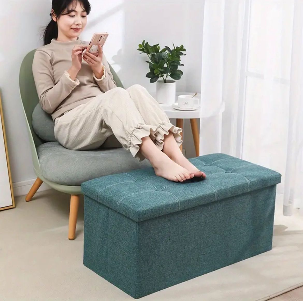 【美品】SWITCH SKAL OTTOMAN オットマン スツール グリーン 0003a01279.jpg
