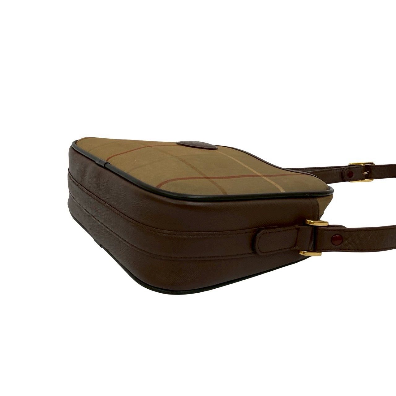 美品Burberrysガーメントバッグ　ノバチェック　シャドウホース　キャンバス BURBERRY - バーバリー ノバチェック シャドーホース ガーメント