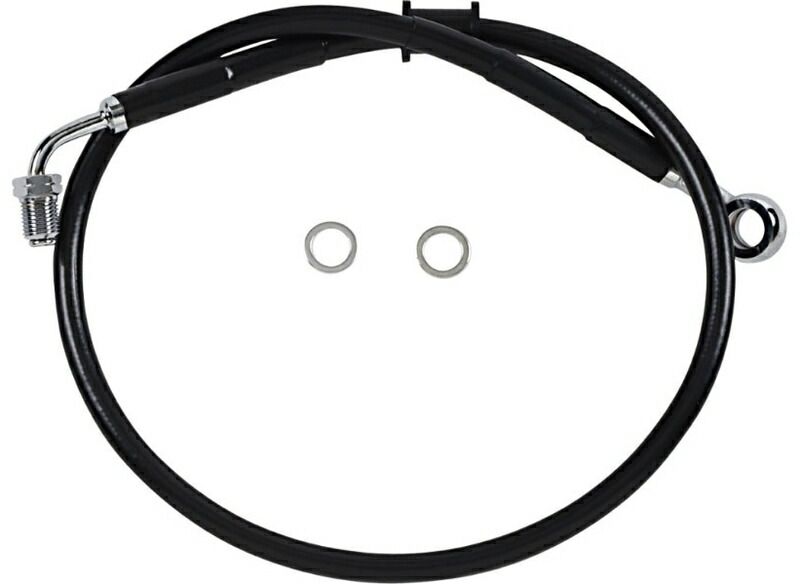 フロントUPPERブレーキライン 2018年以降ソフテイル ブラック 68cm スタンダードサイズ