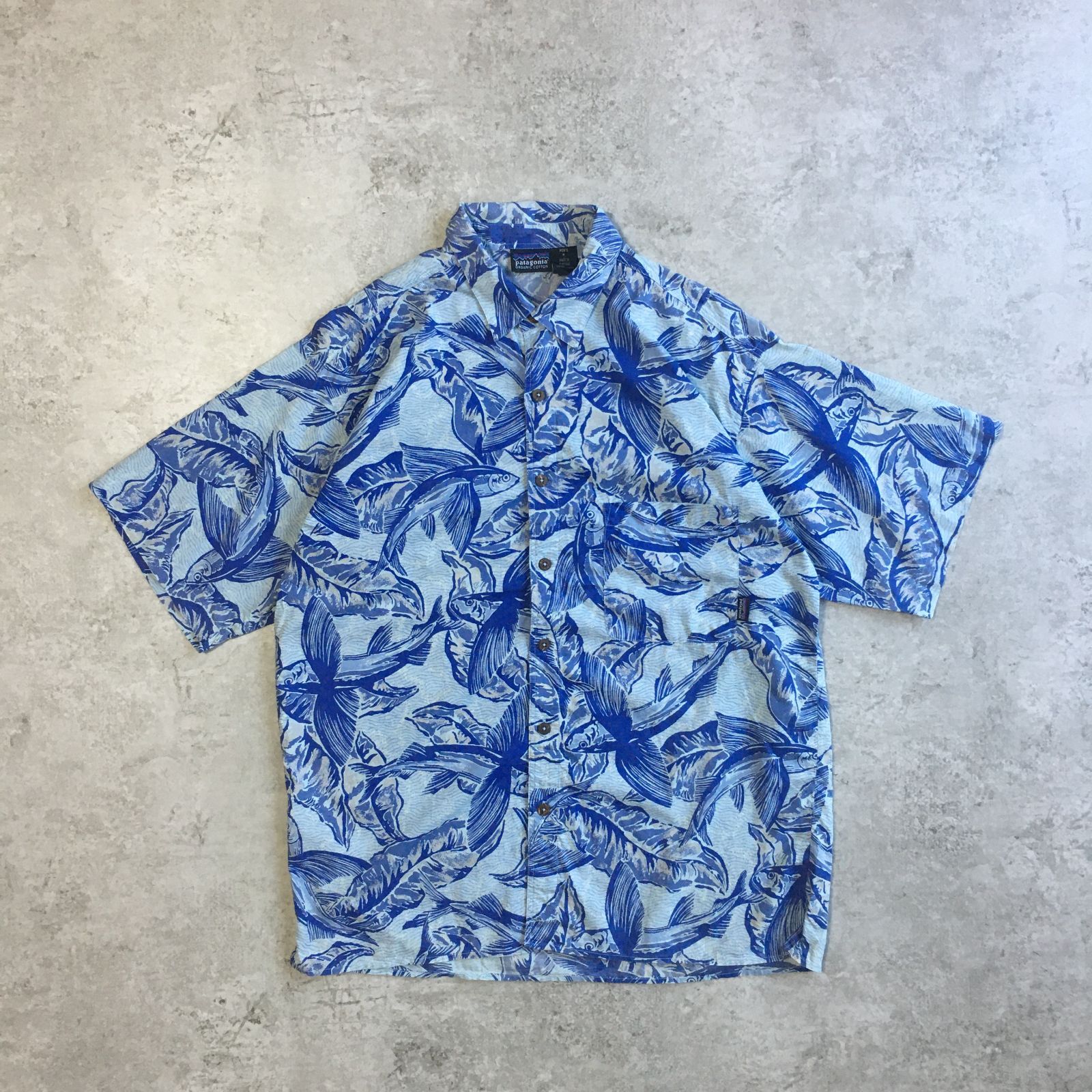 90s patagonia パタゴニア シャツ トビウオ 90s patagonia A/C shirt Fiy fish pattern パタゴニア A/C