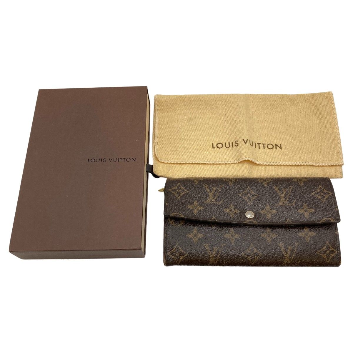 ◎◎LOUIS VUITTON ルイヴィトン モノグラム ポルトフォイユサラ 長財布 M61734 ブラウン - メルカリ