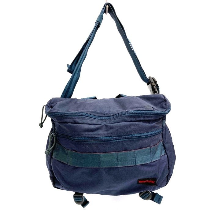 BRIEFING メッセンジャーバッグ ショルダーバッグ ブルー USA製 正規品