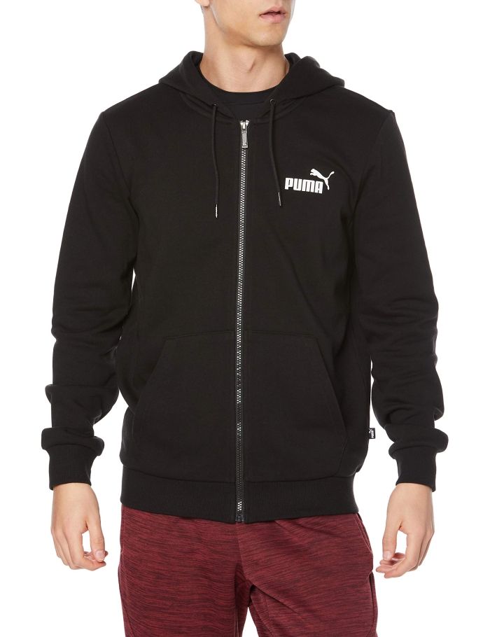 【新品・5営業日で発送】PUMA プーマ ESS_スモールロゴ_フーデットジャケット (589036) 色 : PUMA_BLACK サイズ : M 