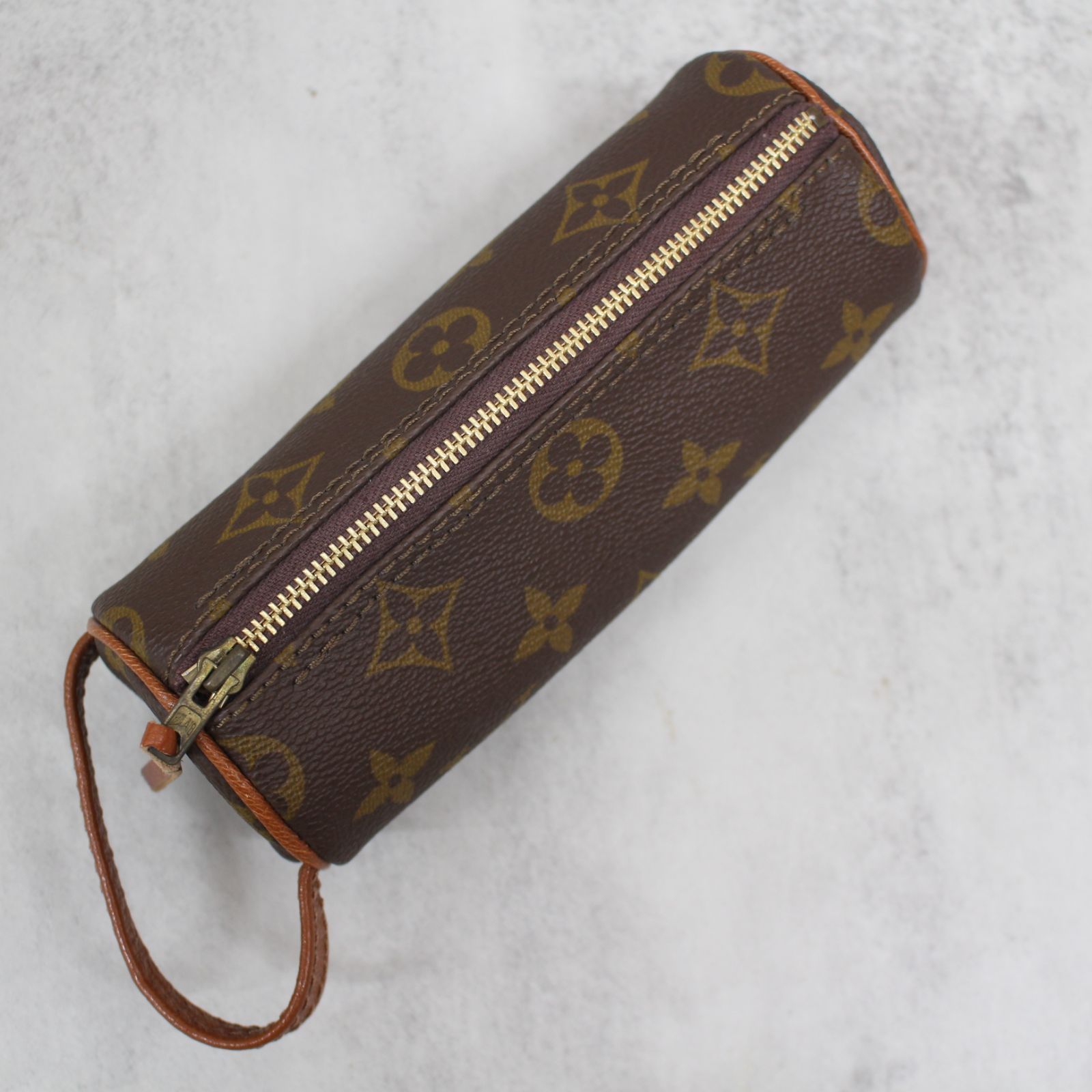 S112)【美品】LOUIS VUITTON/ルイヴィトン モノグラム 筒型 ポーチ