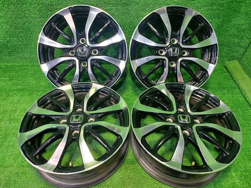 ホンダ HONDA 純正 N-BOX JF4 ホイール アルミ ブラックポリッシュ 14インチ 4.5J 4穴 4本 100 40