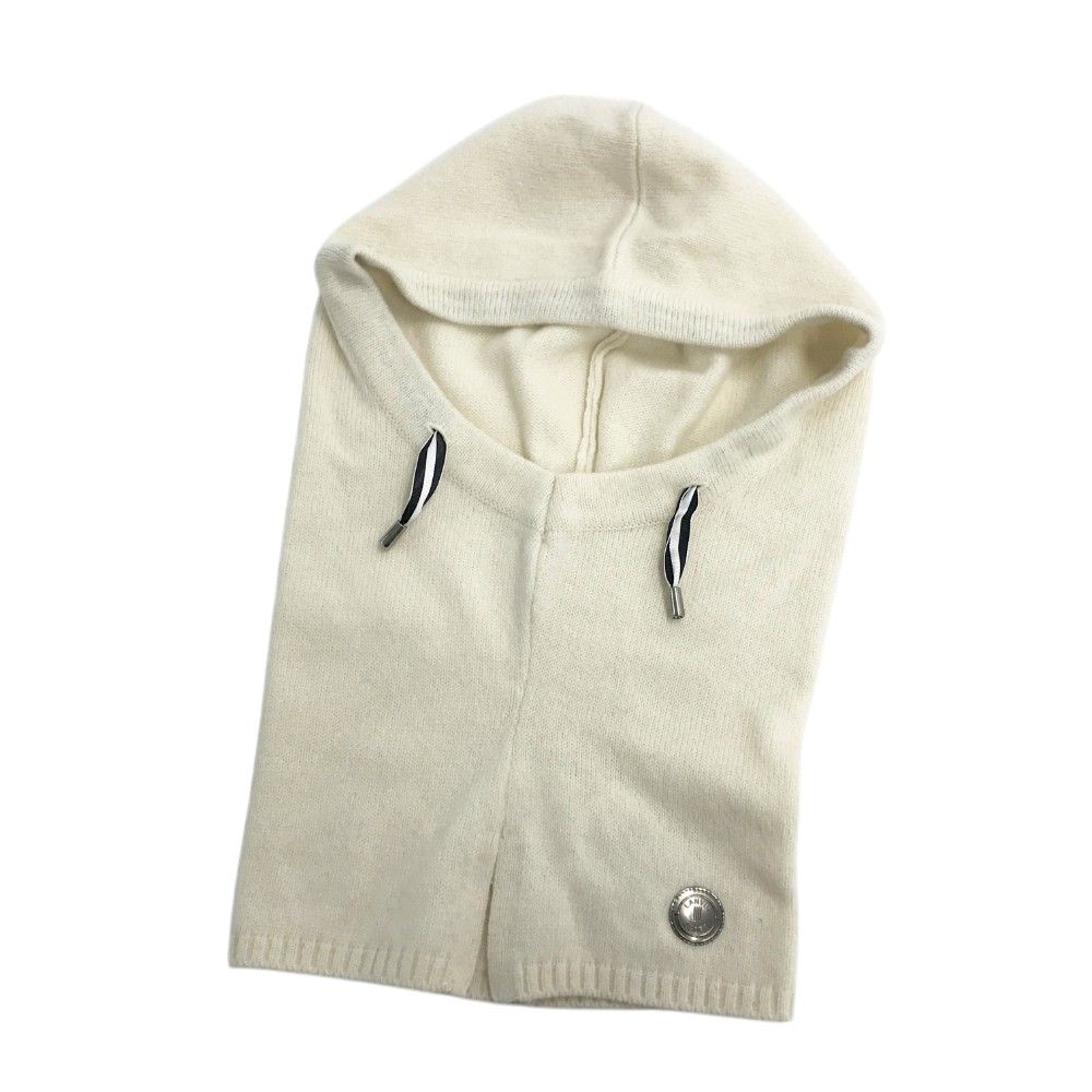 LANVIN SPORT ランバン スポール  フード付 ネックウォーマー  ホワイト系 F [240101301327] ゴルフウェア ストスト