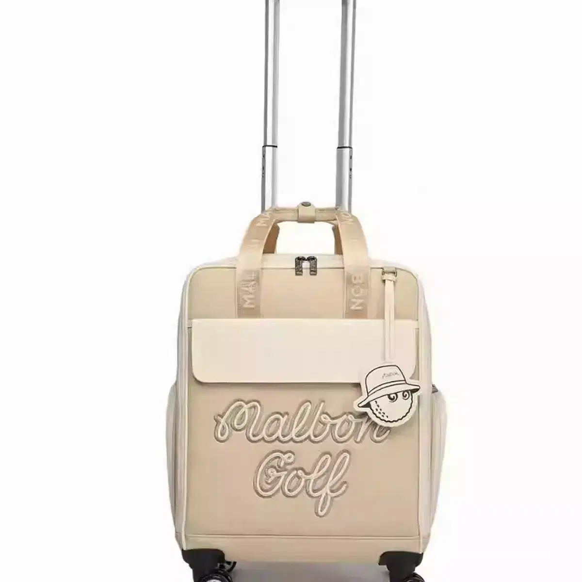 MALBON GOLF マルボンゴルフ キャリーケース スーツケース トロリー 旅行 バッグ グリーン アイボリー