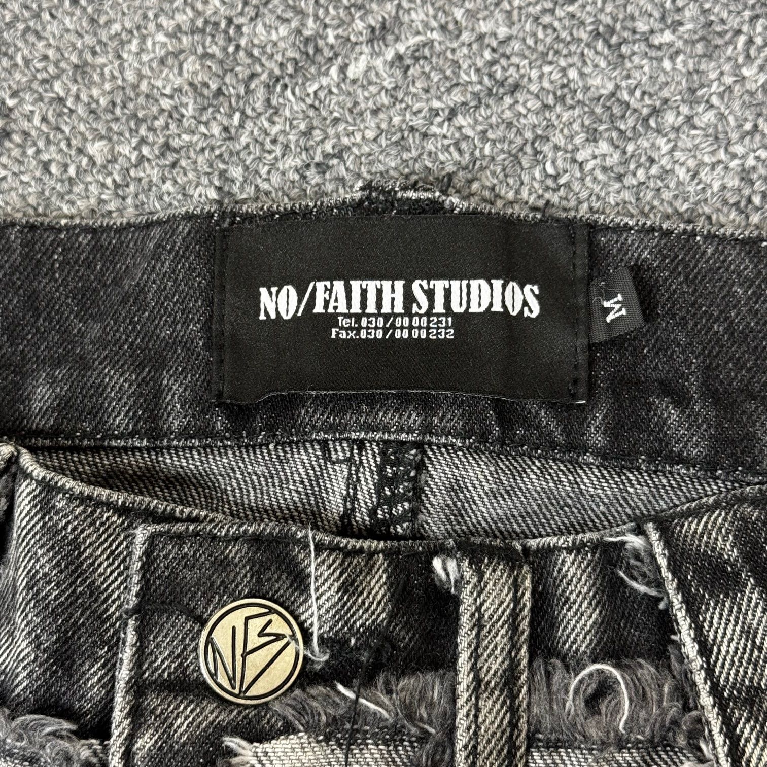NO/FAITH STUDIOS FLARED DENIM 004 PAINTER フレアデニム ペインター 
