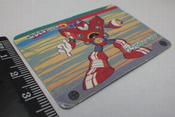 バンダイ食玩カード#40ロックマン【グラビティーマン】ROCKMAN 5